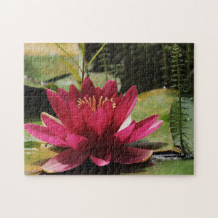 Rosa vatten lila pussel