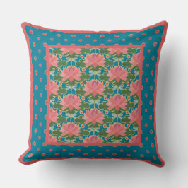 Rosa Vatten Lilies and Dragonflies Pillow, Cushion Kudde