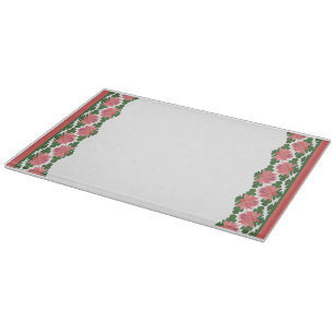 Rosa Vatten Lilies Glass Chopping Board