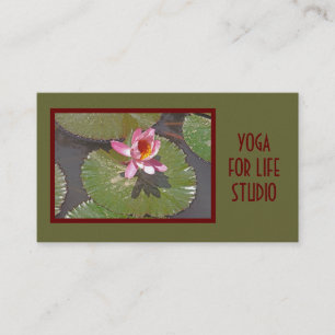 ROSA VATTEN LILY OCH LILY DYNOR/ANPASSADE VISITKORT