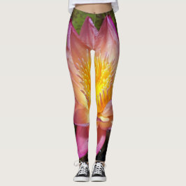 Rosa Vatten Lily Photograph Leggings