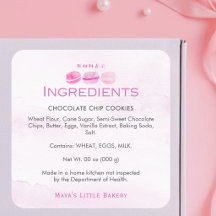 Rosa vattenfärg Macaron Bageri Ingredienser Produk