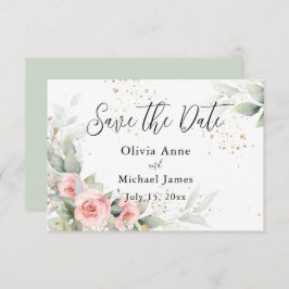 Rosa  vattenfärg Ro Spara datum Spara Datumet