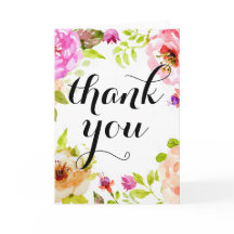 Rosa vattenfärgblommigttack