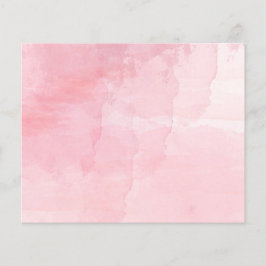 Rosa vattenfärgsbild flygblad