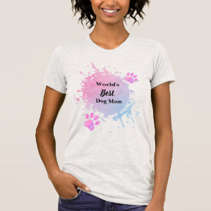 Rosa vattenfärgsfärgsutskrift - T-skirt av Cute Dj T Shirt