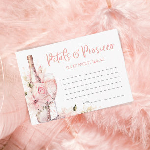  Rosa VattenfärgsPetals & Prosecco Date-spel Tilläggskort
