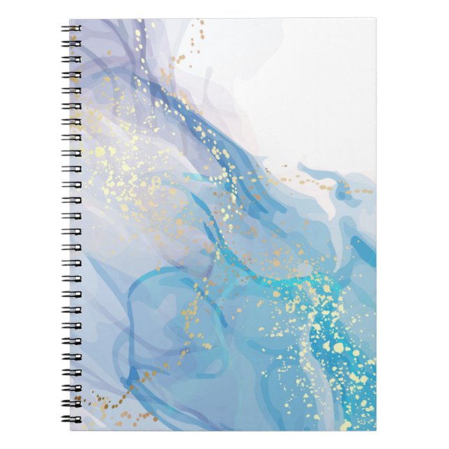 Rosa vattenfärgsspiral fotoanteckningsbok (80 sido anteckningsbok (Framsidan)