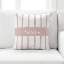 Rosa vattenfärgstrecket monogramnamn