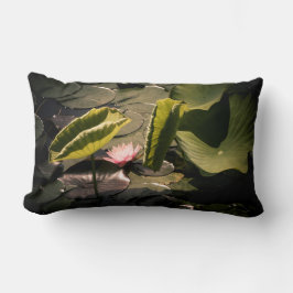 Rosa vattenfri lumbarkudde