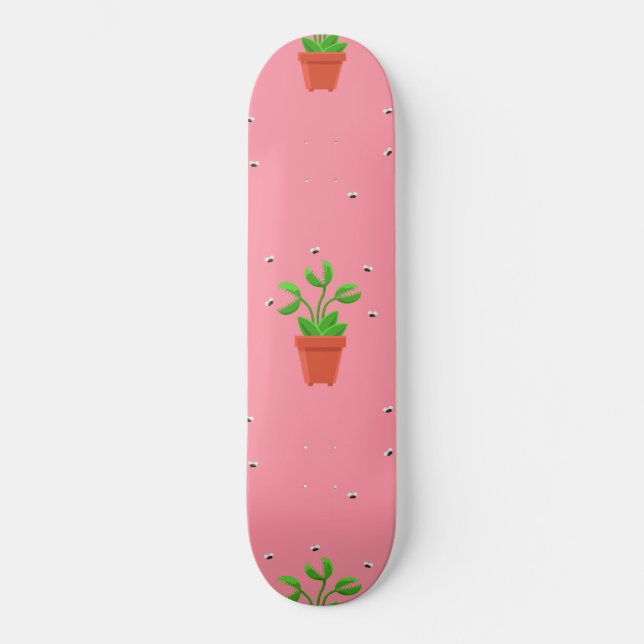 rosa venus flugfälla mini skateboard bräda 18,5 cm (Framsida)