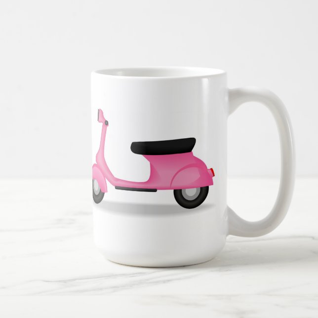 Rosa Vespakaffemugg Kaffemugg (Höger)