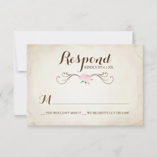 Rosa Vi Blev Gifta Renhorn RSVP OSA Kort
