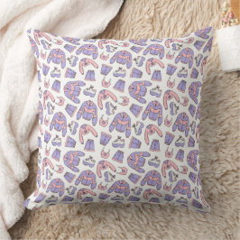 Rosa Vibes 90-talet Mode Kudde