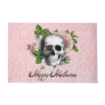 Rosa Victorian Gothic Skull Halloween