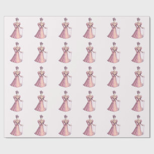 Rosa Victorian Mode Dam Presentpapper