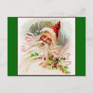 Rosa Victorian Santa Helg Vykort
