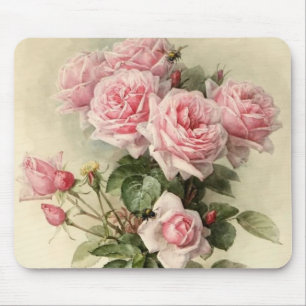 Rosa Victorianro för shabby chic Musmatta