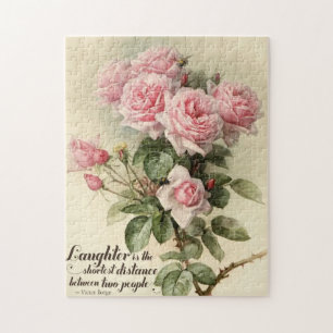 Rosa Victorianro för shabby chic Pussel