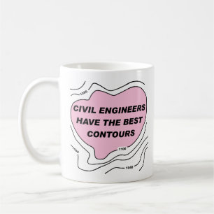 Rosa vid Ingenjör Kaffemugg