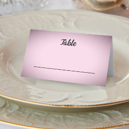 Rosa Vignette Bröllop Placeringskort