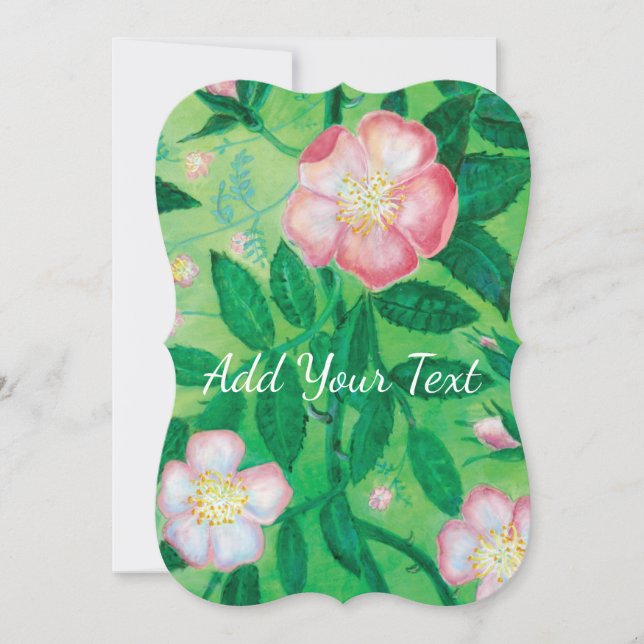 Rosa Vild Ro blommar , hemliga anpassadet (Framsida)