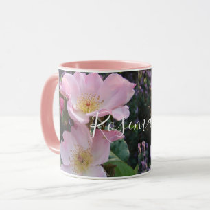 Rosa Vild Ro Flower blommigt Foto Rosa Mugg