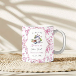 Rosa vildblomma Teapartaj Bröllopsfest Kaffemugg