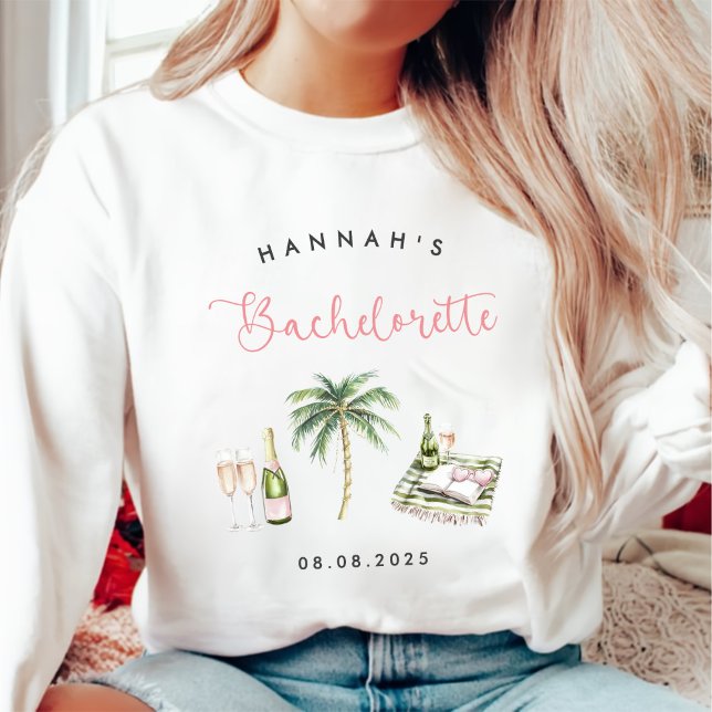 Rosa Vin Land Bachelorette Helg T Shirt (Skapare uppladdad)