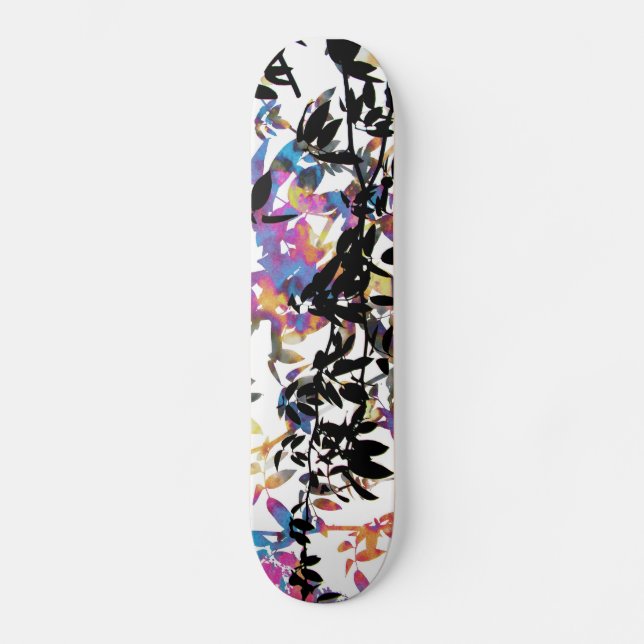 Rosa VineSkateboard Skateboard Bräda 19,5 Cm (Framsida)