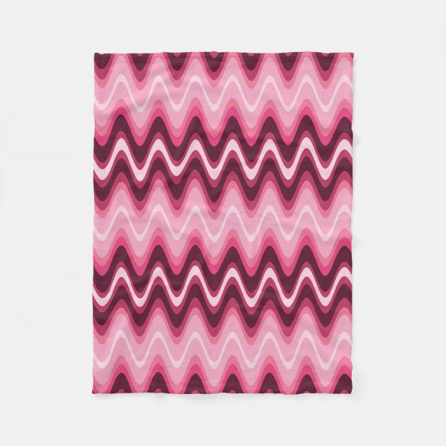 Rosa Vinkarare Fleecefilt (Framsidan)