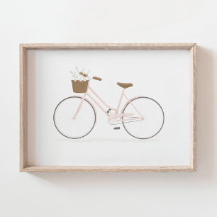 Rosa Vintage Bike Poster