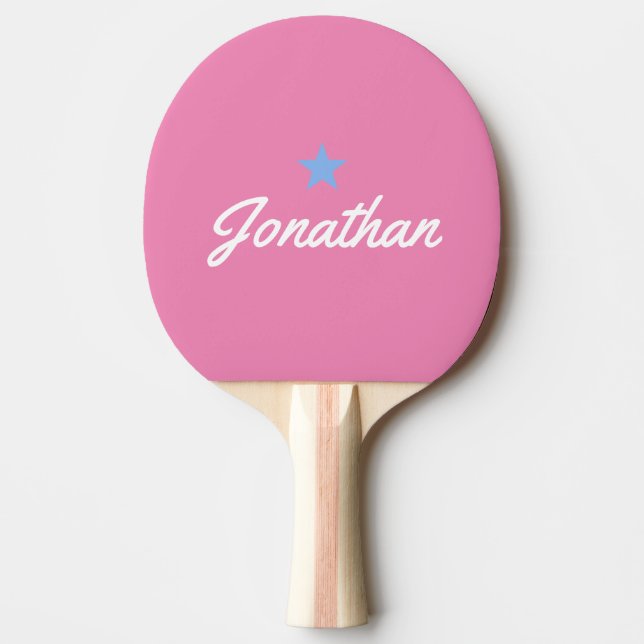 Rosa Vintage BL Star Signatur Pingisracket (Framsidan)