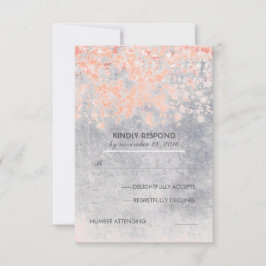 Rosa Vintage bröllop OSA kort