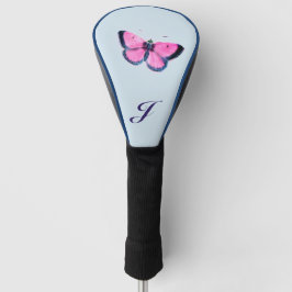 rosa vintage Butterfly - monogrammad