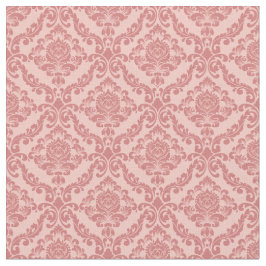 Rosa Vintage Damast Tyg