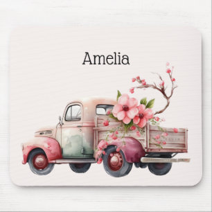 Rosa Vintage Farmers Lastbil Musmatta