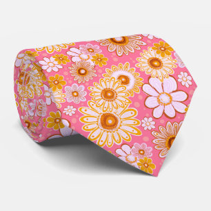 Rosa Vintage Flower Vibes Neck Tie Slips