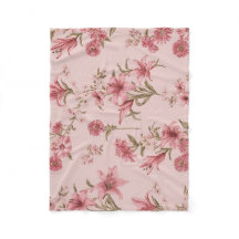 Rosa Vintage Lillies Blommig Cottagecore