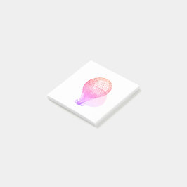 Rosa Vintage Luftballong - anteckningar Post-it Block