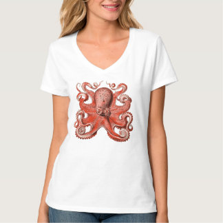 Rosa Vintage Octopus Sea Creature T Shirt