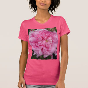 Rosa Vintage Ro blommigt Blomsterträdgård Womens T Shirt