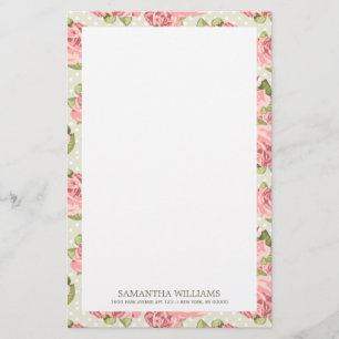 Rosa Vintage Ro Brevpapper