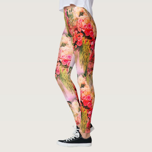 Rosa Vintage Ro Leggings (Vänster)