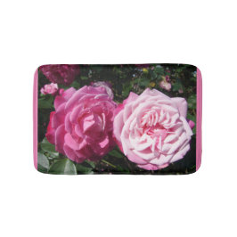 Rosa Vintage Ro Rosor blomma blommigt Bath Mat Badrumsmatta