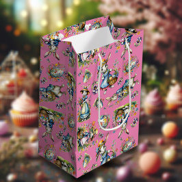 Rosa Vintage Vattenfärgens Påskhare Ägg och blommo