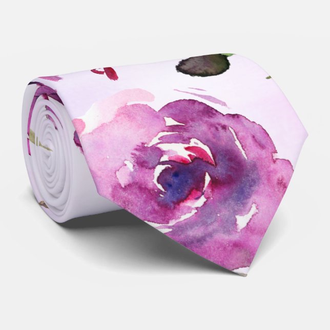 Rosa Violet Peony & Orchid Garden Wedding Slips (Rullad)