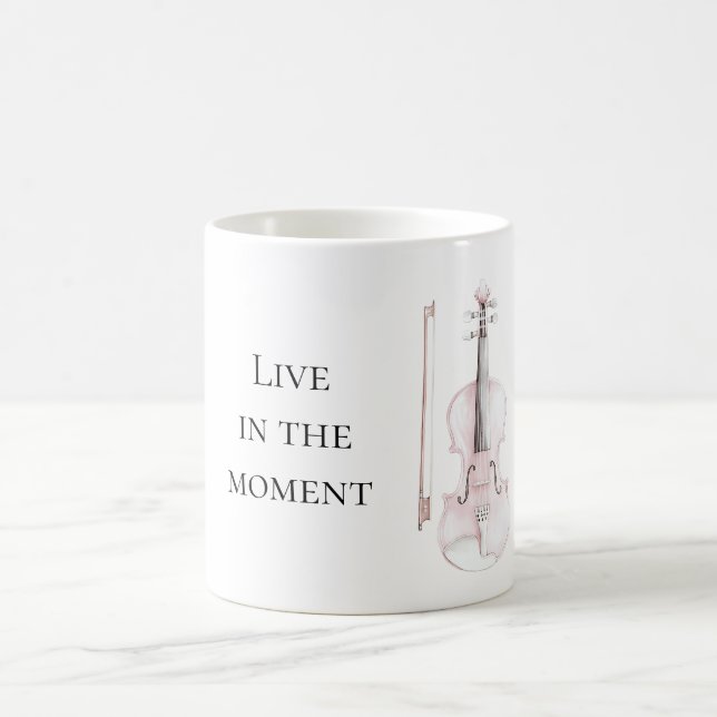 Rosa Violin Kaffemugg (Center)
