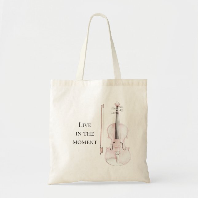 Rosa violin tygkasse (Framsidan)