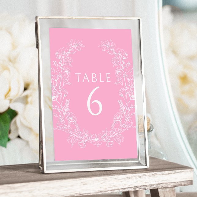 Rosa, vit blommigt, utandningmodern bohemi bröllop inbjudningar (Skapare uppladdad)